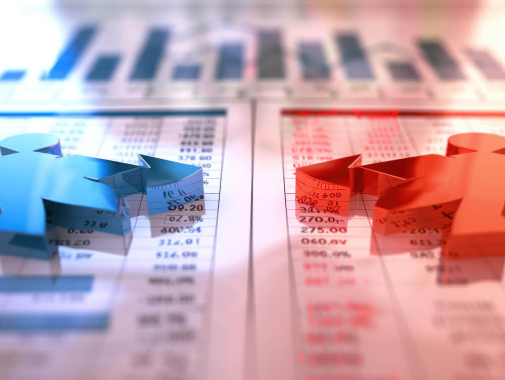 Balance sheet vs. bank account